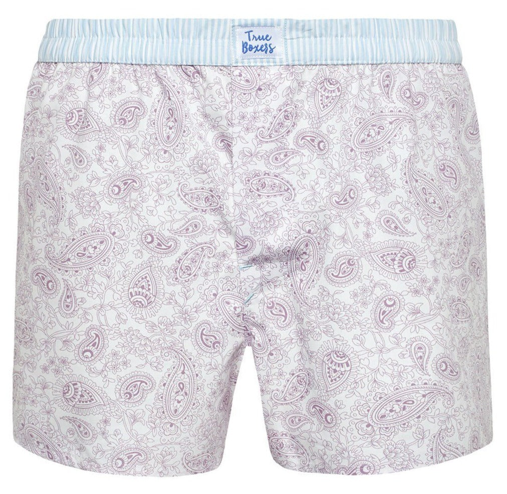 Faithful - lilac paisley Boxer Short - True Boxers