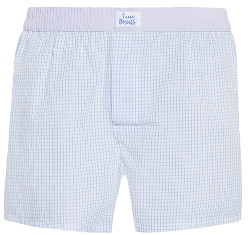 Daydreams - blue checkered Boxer Short - True Boxers