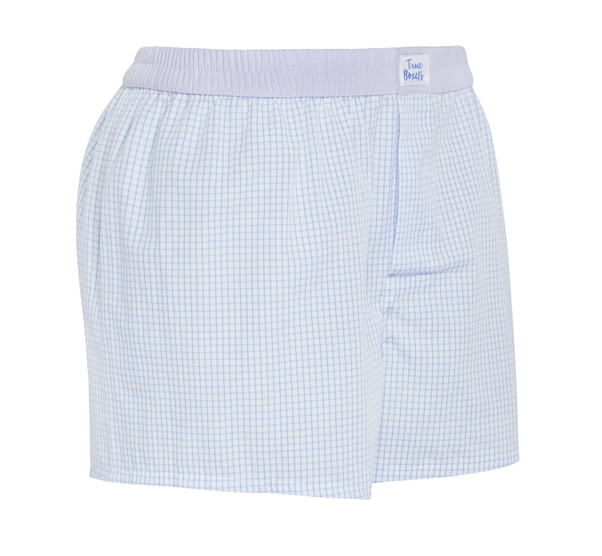 Daydreams - blue checkered Boxer Short - True Boxers